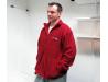 Fleece with David Silver Spares Logo, Red, Large